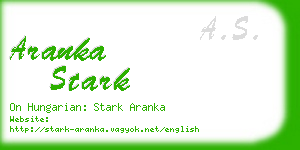 aranka stark business card